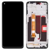TOUCH DIGITIZER + DISPLAY LCD COMPLETE + FRAME FOR OPPO A54 5G / A74 5G BLACK ORIGINAL