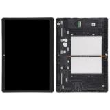 TOUCH DIGITIZER + DISPLAY LCD COMPLETE WITH FRAME FOR LENOVO TAB M10 TB-X605L TB-X605F BLACK ORIGINAL