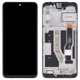 TOUCH DIGITIZER + DISPLAY LCD COMPLETE WITH FRAME FOR TCL 20L (T774H T774B) BLACK ORIGINAL