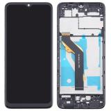 TOUCH DIGITIZER + DISPLAY LCD COMPLETE WITH FRAME FOR TCL 405 (T506D T506A) / TCL 408 (T507D1 T507A T507U) / TCL 406S (T506G) BLACK ORIGINAL