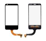 TOUCH DIGITIZER + FRAME FOR NOKIA N620 LUMIA 620 COLOR BLACK