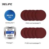 RELIFE TX4 SANDING DISC SET CAN BE USED WITH GLUE REMOVAL MACHINES FOR REMOVING OXIDE LAYERS FROM EDGES / CPU ADHESIVE SCRAPING / SHARPENING BLADES / TWEEZERS ETC