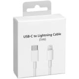 APPLE USB-C TO LIGHTNING CABLE WITH CASE 1M FOR APPLE IPHONE 8G XR XS MAX IPAD 6 IPAD PRO ORIGINAL NEW