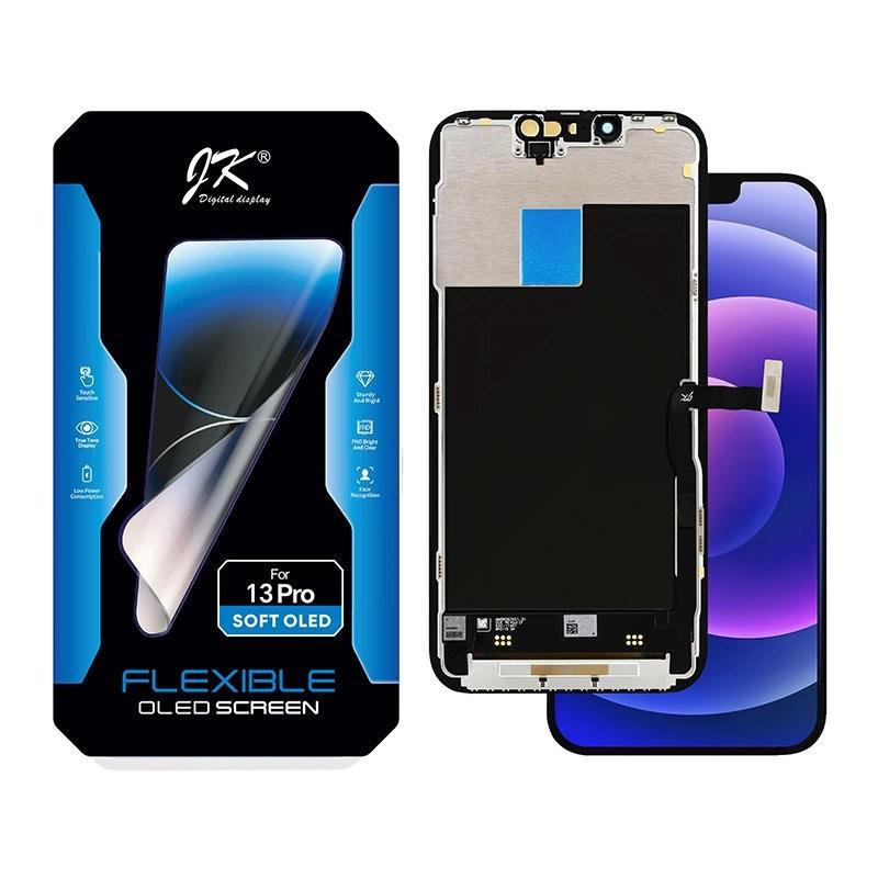 TOUCH DIGITIZER + DISPLAY OLED COMPLETE FOR APPLE IPHONE 13 PRO 6.1 JK-T OLED VERSIONE SOFT
