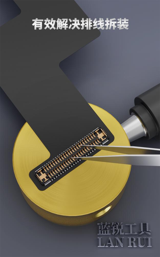 LANRUI D6 CHIYAN SMALL SOLDERING STATION FOR DISASSEMBLY OF VARIOUS CABLE INLINE SOCKETS WITHOUT BULGING